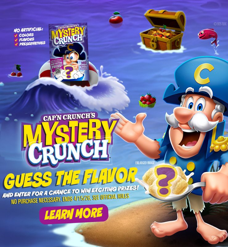 Cap'n Crunch Mystery promotion